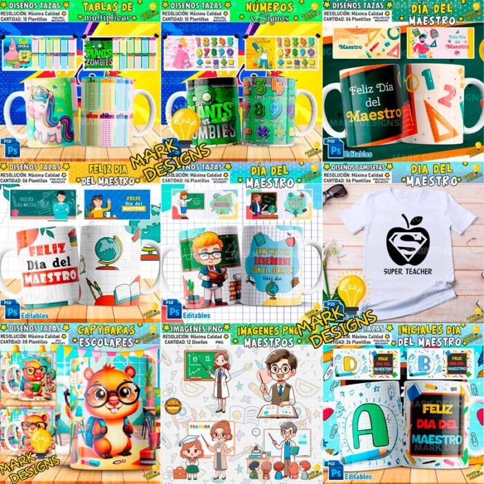 Diseños de Graduaciones y Maestros