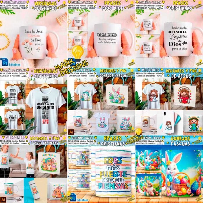 Diseños Cristianos para sublimar