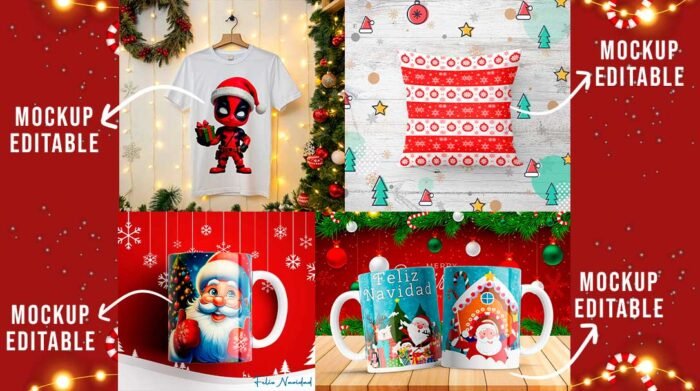 Plantillas de Navidad para Tazas 🎅+ Regalos - MEGA PACK ❄️🎄 - Image 9