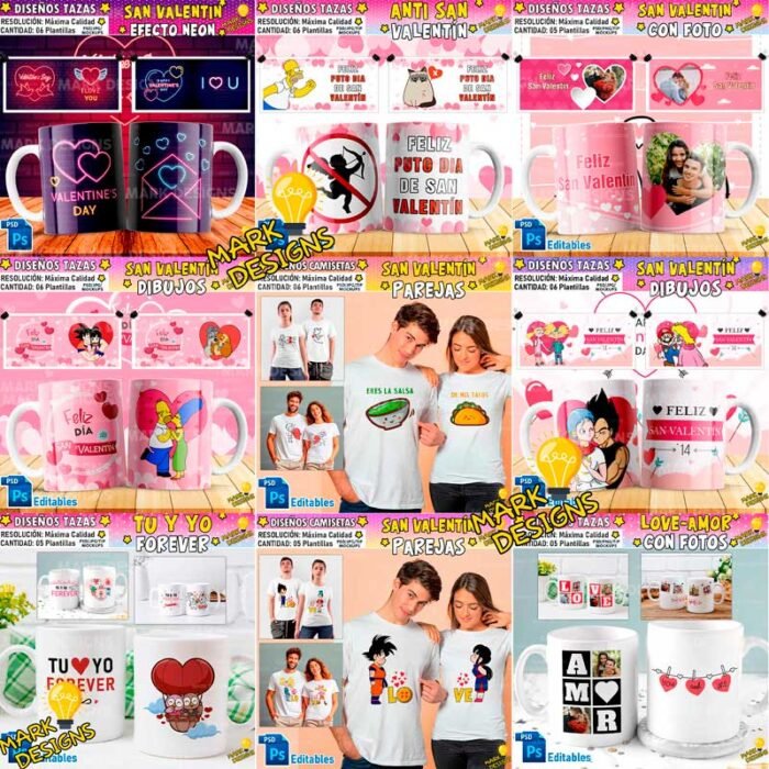 Diseños de San Valentín - MEGA PACK - Image 3