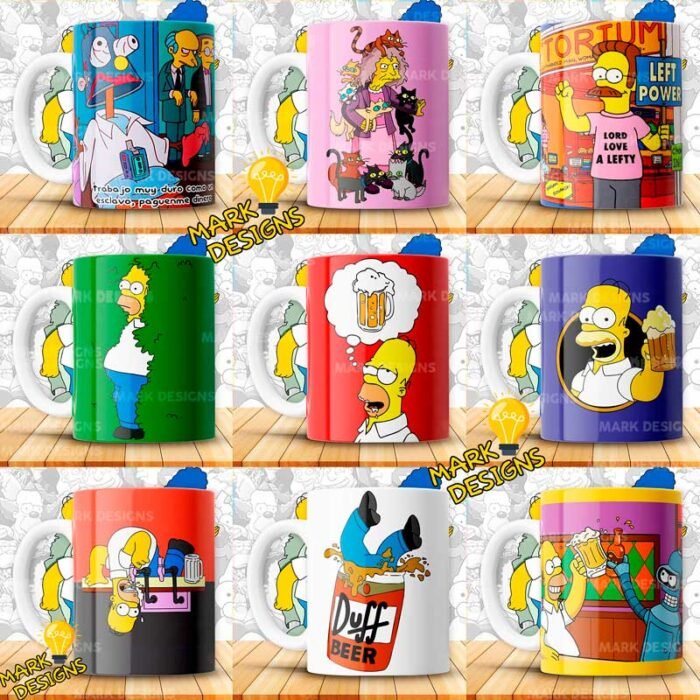 Plantillas Simpsons para Tazas