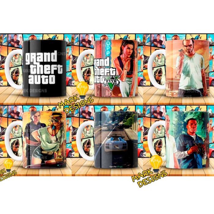 Plantillas de GTA para Tazas - Image 3