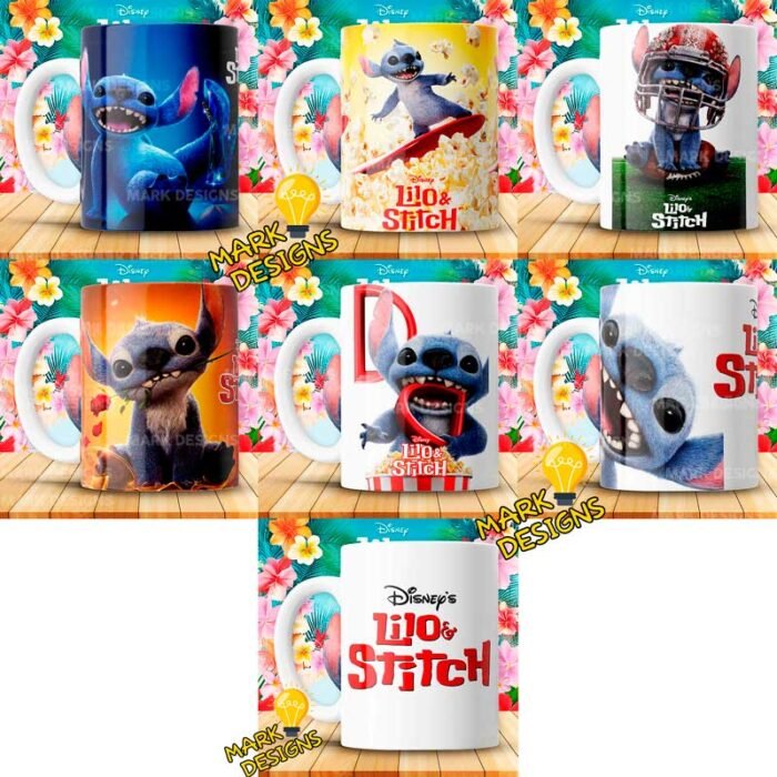 Plantillas Lilo y Stich para Tazas - Image 3