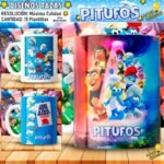 Plantillas Los Pitufos para Tazas