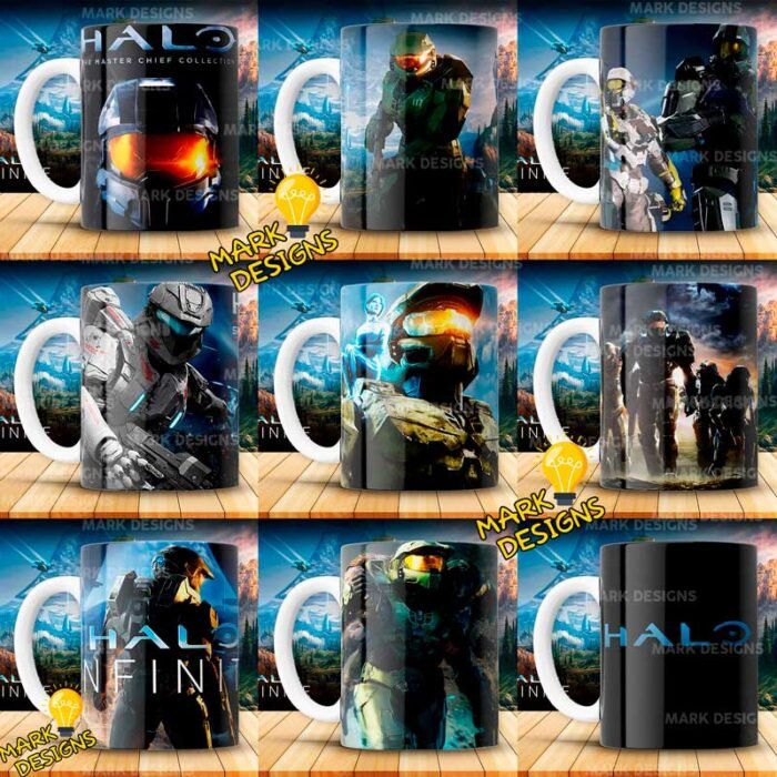 Plantillas Halo para Tazas