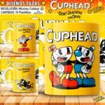 Plantillas de Cuphead para Tazas