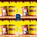 Plantilla chocolate abuelitos para tazas + Regalo