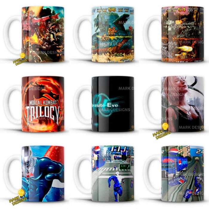 Plantillas Tazas Videojuegos Retro Play - Image 7