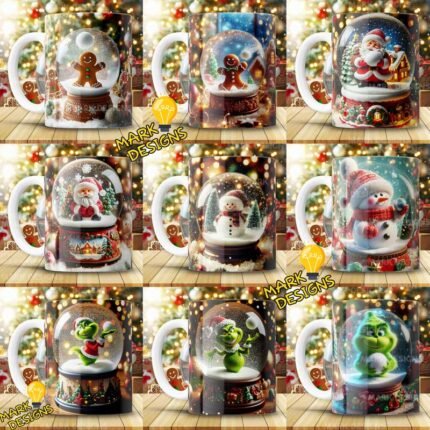 Diseños Bola de nieve para Tazas