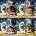 Plantillas Nacimiento Navideño para Tazas ⛪🎅 - Image 3