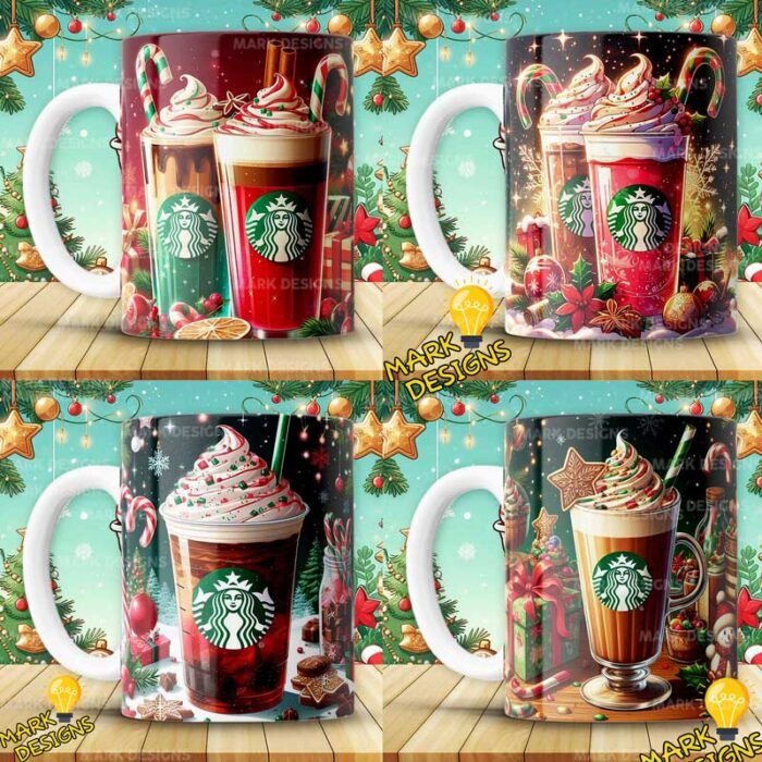 Plantillas Starbucks Navidad para Tazas 🧋🎅 - Image 3