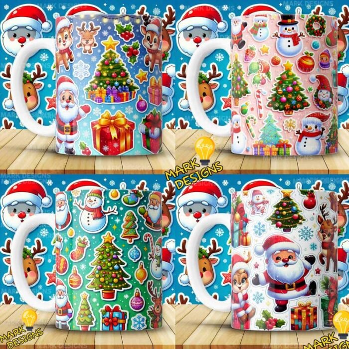 Diseños Stickers Navideños para tazas 🍵☃️ - Image 3