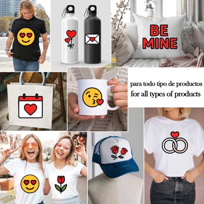 Vectores San Valentín para Imprimir