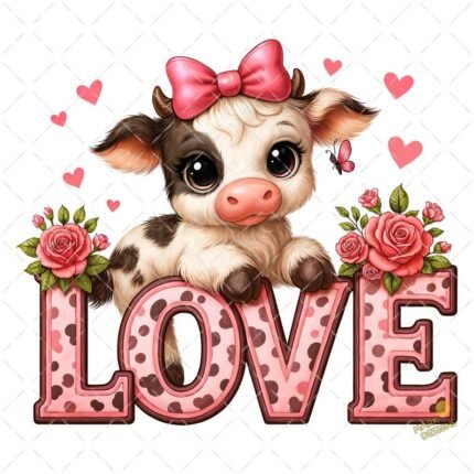 Vaquita Love Cute PNG