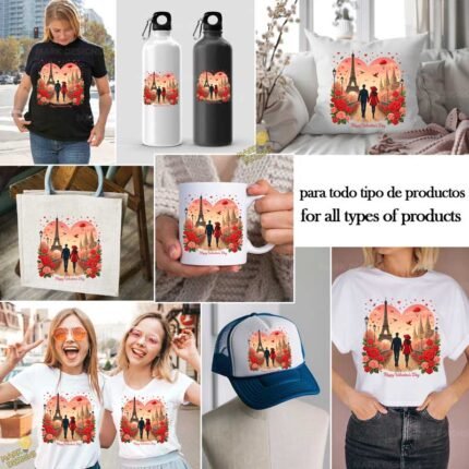 Happy Valentines Day pareja PNG