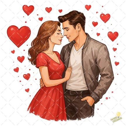 Pareja San Valentín PNG