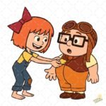 Up romántico san Valentín PNG ai