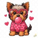 Perro Valentines Day PNG