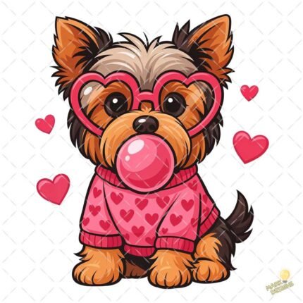 Perro Valentines Day PNG