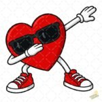 Corazón San Valentín PNG ai