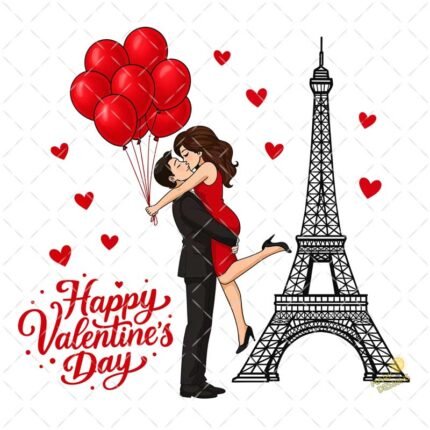 Pareja Valentines Day Francia PNG