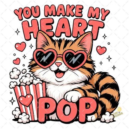 You Make my Heart pop PNG