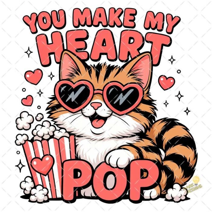 You Make my Heart pop PNG