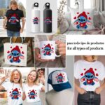 Stitch San Valentín PNG ai