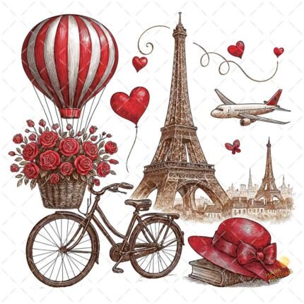 San Valentín en París PNG