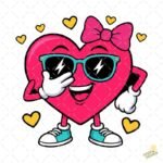 Corazón Cool PNG ai