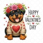 Perro San Valentín PNG