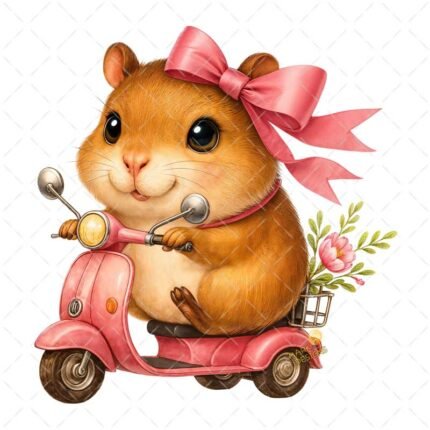 Capybara Valentines Day PNG