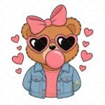 Oso San Valentín PNG