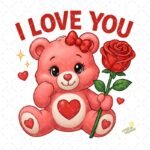 Bear I love you PNG