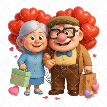 Cartoon Up Pareja PNG