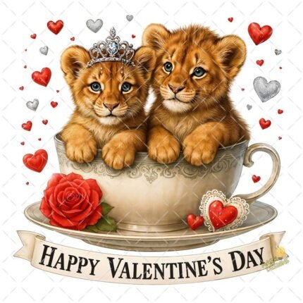 Leones San Valentín PNG