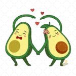 Pareja de Aguacates PNG