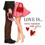 Pareja Enamorados San Valentín PNG