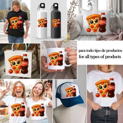 Pizza y Coca cola PNG