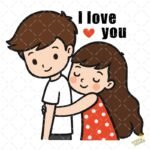 Pareja Romántica PNG ai