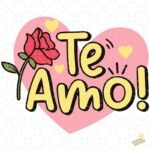 Corazón te amo PNG ai