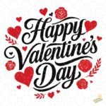 Happy Valentines Day PNG ai