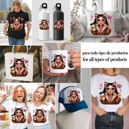 Imagen san Valentín cat png woman