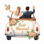 Imagen Just Married PNG