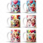 Diseños San Valentín para tazas