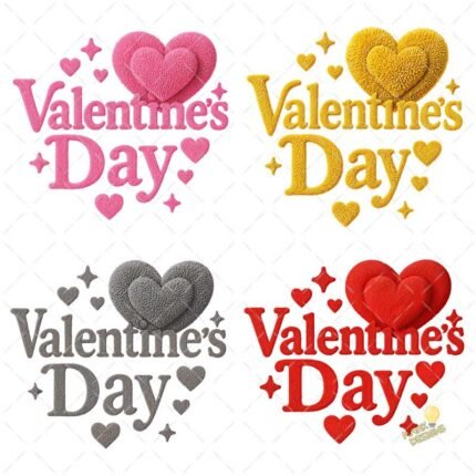 4 Diseños Valentines Day estilo crochet