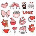 San Valentín Vectores Parejas