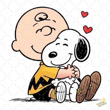 Charlie Brown y Snoopy PNG ai