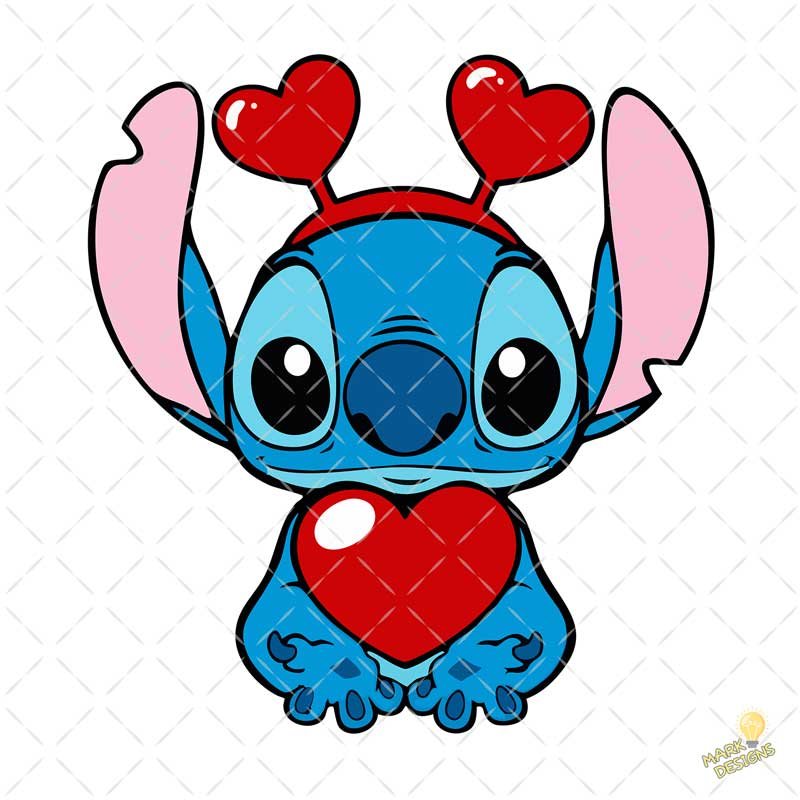 16-stitch-romantico-san-valentin-png Stitch romántico san Valentín PNG ai