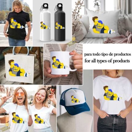 Homero y Marge novios PNG ai